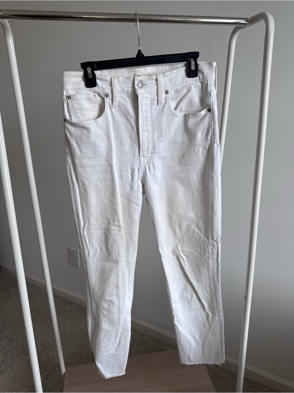 Women’s Madewell The Perfect Vintage Crop Jean in White